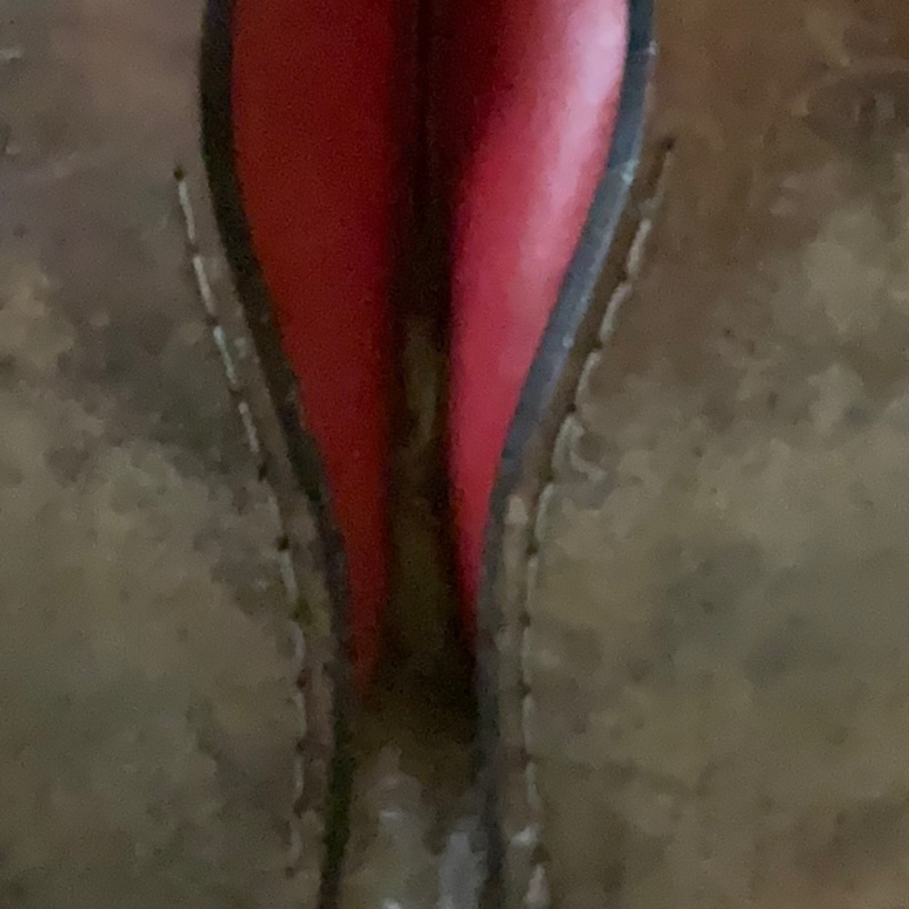 “TOD’S” GOMMINO Red Leather Slip On Driving Style Studded Detail Loafer. - Picture 16 of 16